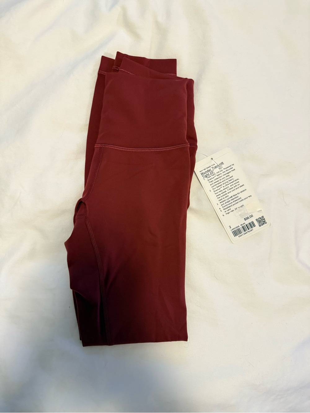 NWT Lulu Lemon Wunder Train HR Tights Size 2